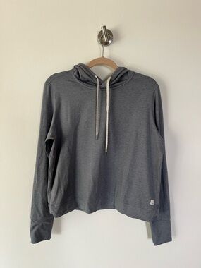 Vuori Halo Essential Hoodie in Mallorca Blue